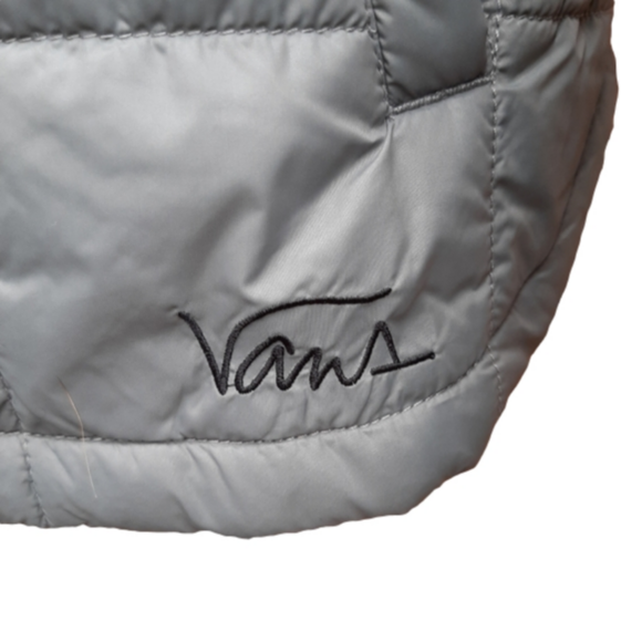 VANS Grey Puffer Jacket - Picture 9 of 13